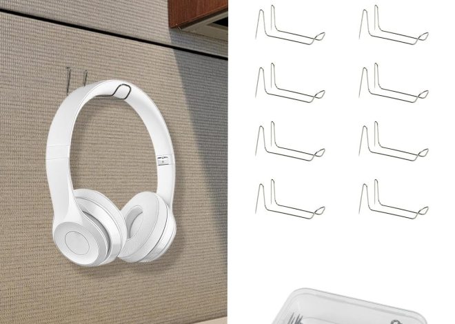 Declutter Your Workspace Instantly: FEYRUN Cubicle Hooks for Office Fabric Wall – 10 Pack Silver Hanging Organizer